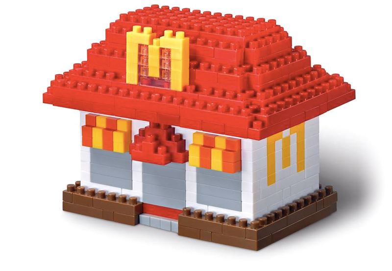 Illustration for article titled McDonald's New Nanoblock Sets Are the Safest Things You Can Eat There